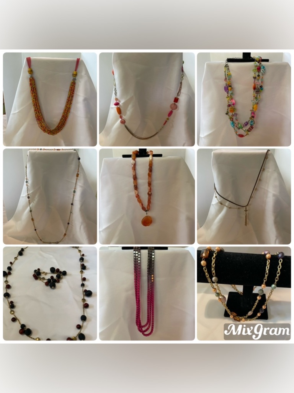 Assorted Lot of Fashion Jewelry - Necklaces, Bracelets, Earrings & Rings